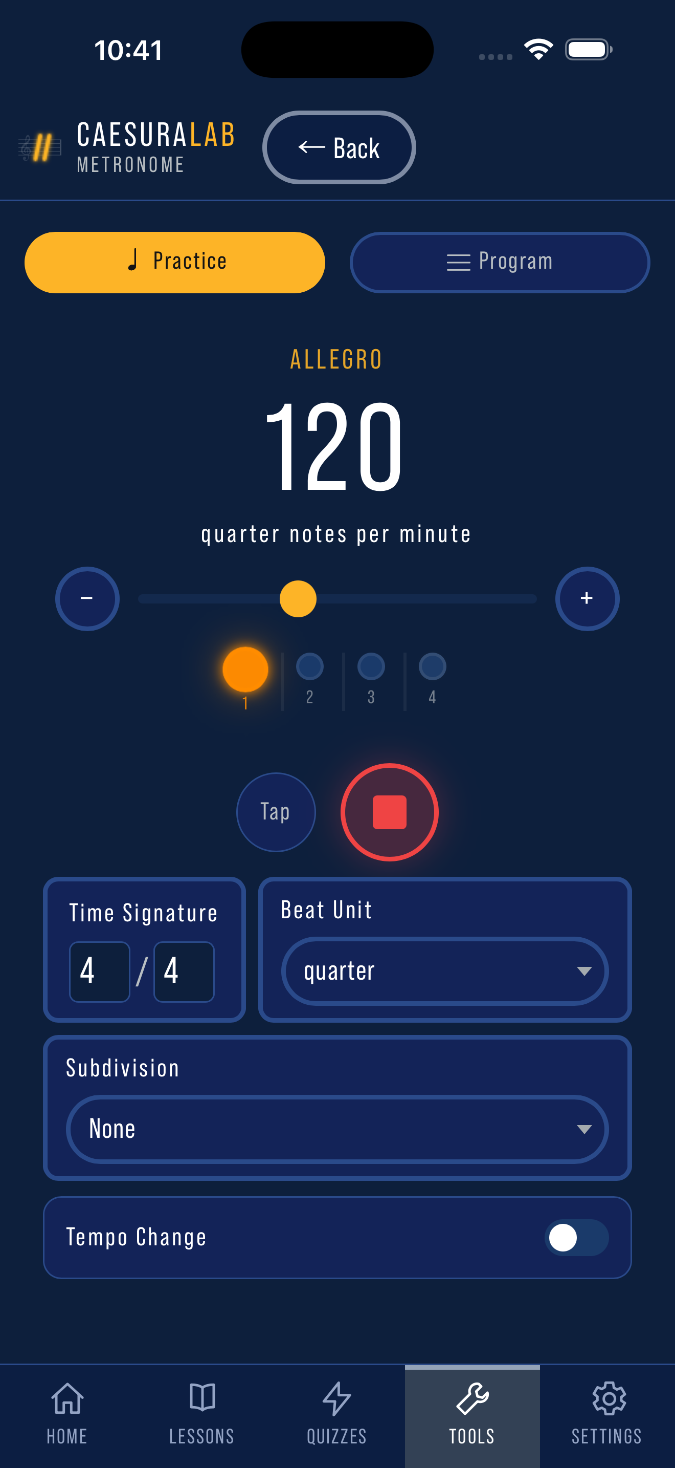 CaesuraLab: Band Practice Tool screenshot 3