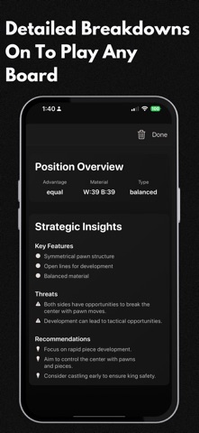 Chess Analysis: Chess AI iPhone screenshot