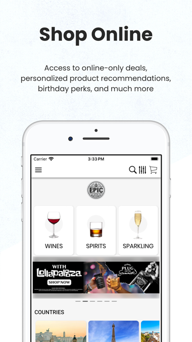 Epic Wine & Spirits Screenshot