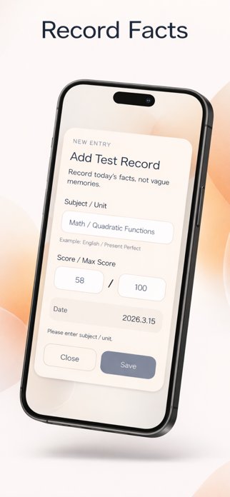TestLog - Score Tracker Screenshot 1 of 3