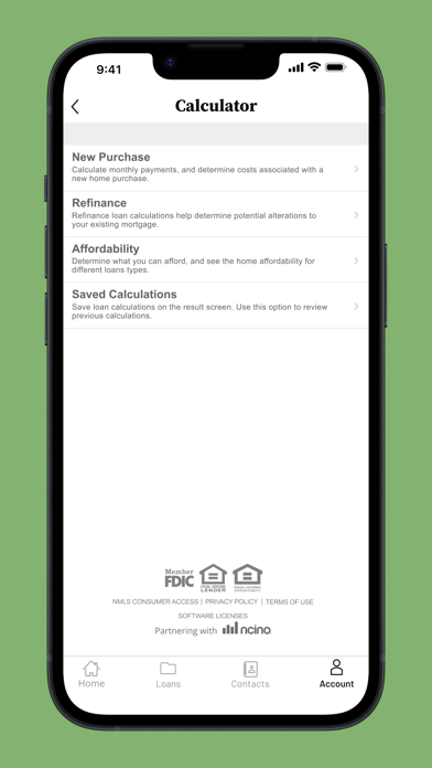 Green Lending Screenshot