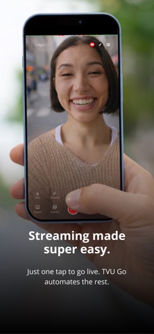 TVU Go - Live Streaming app screenshot