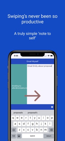 Email Myself - Note to self Screenshot 2 of 3