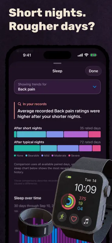 Flare - Chronic Pain Tracker screenshot 5 of 7