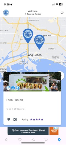 FoodTruck Express iPhone screenshot
