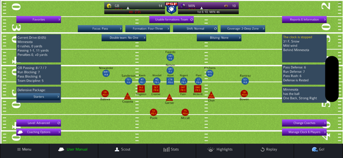 Pro Strategy Football 2025