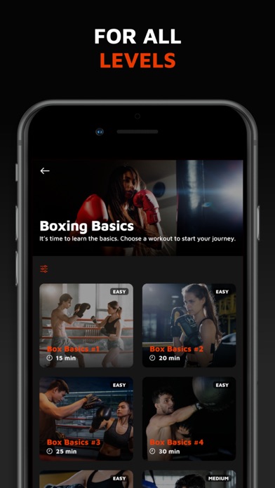 GoHit - Kickboxing Workout iPhone screenshot 6 - Health & Fitness app