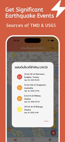 ภัยพิบัติไทย iPhone screenshot 2