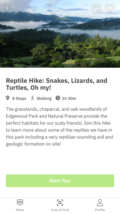 San Mateo County Parks Screenshot