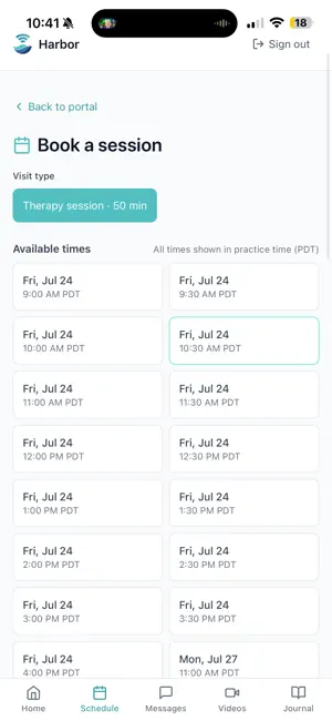 Harbor Patient Portal screenshot 3