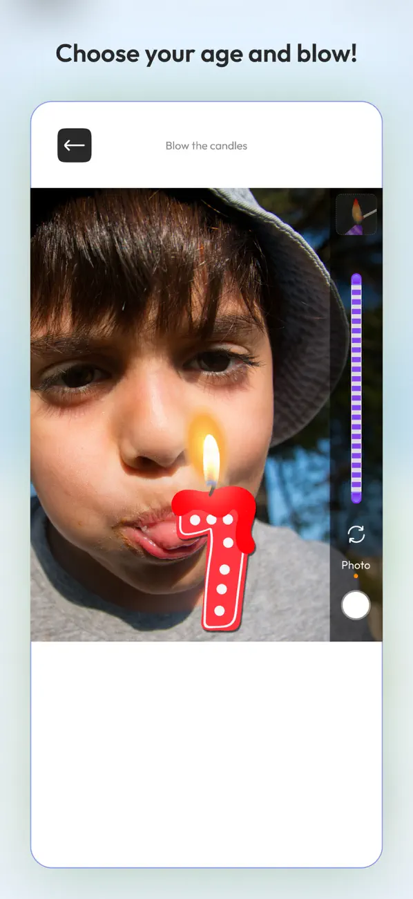 Screenshot #3 pour Bougies virtuelles Joyeux anni