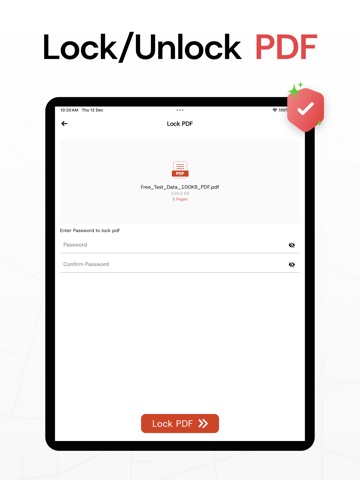 Merge PDF Files－Split PDF Docs iPad screenshot