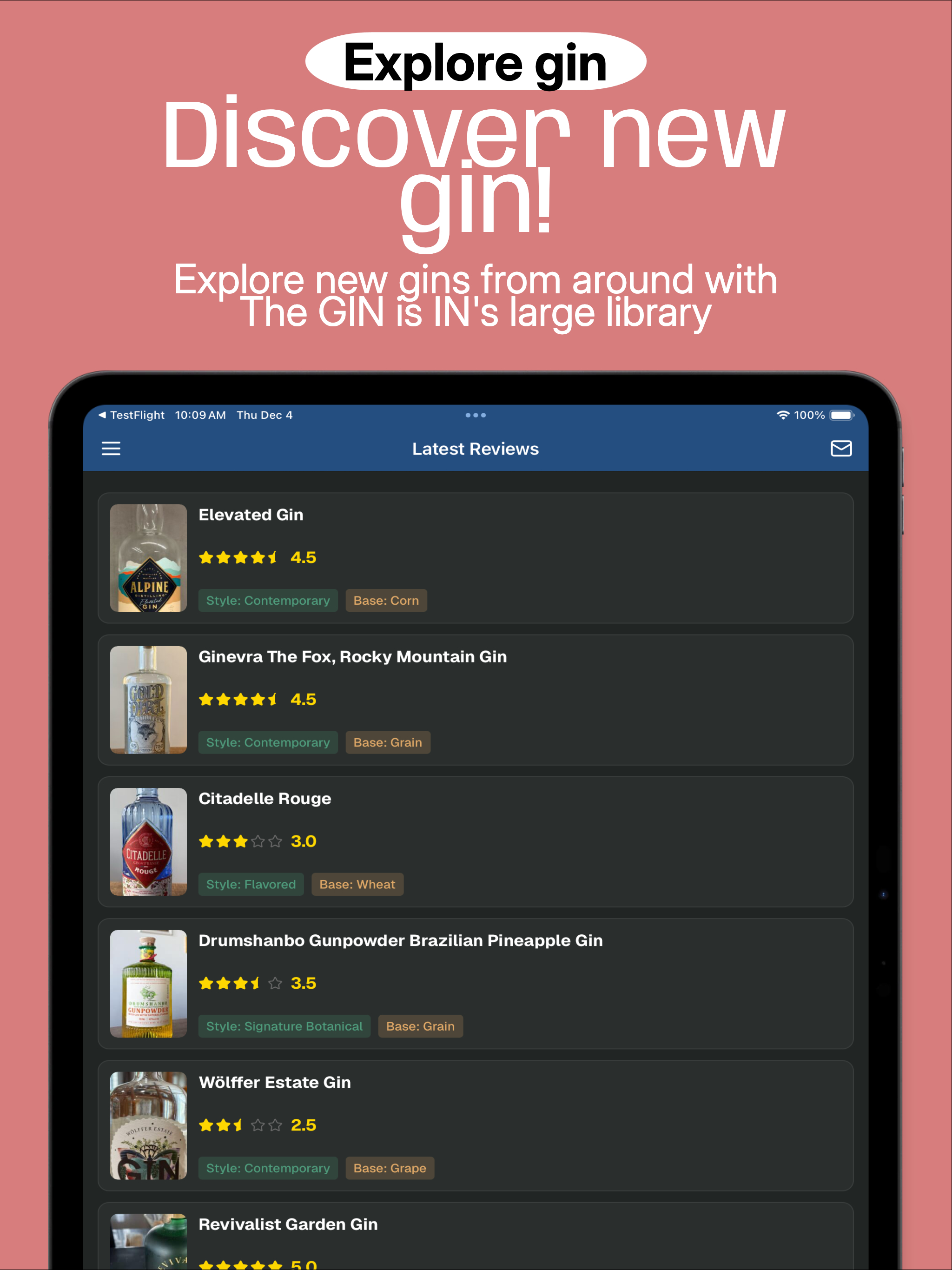 The GIN is IN