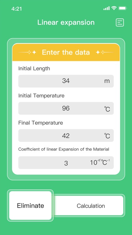 linear expansion of heat