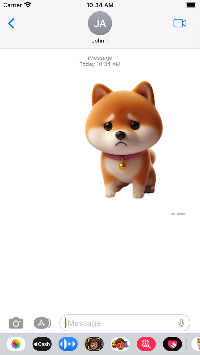 Sad Shiba Inu Stickers