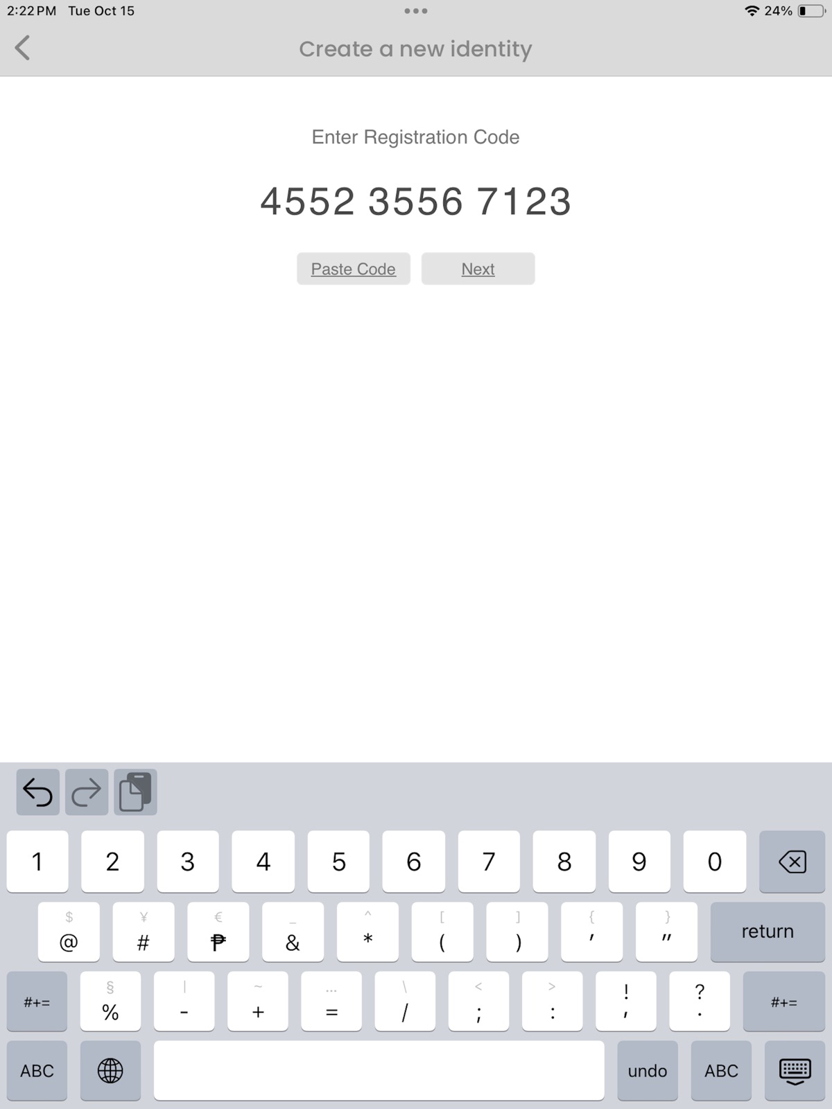 AB Authenticator ipad screenshot 3