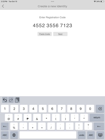 AB Authenticator ipad screenshot 4