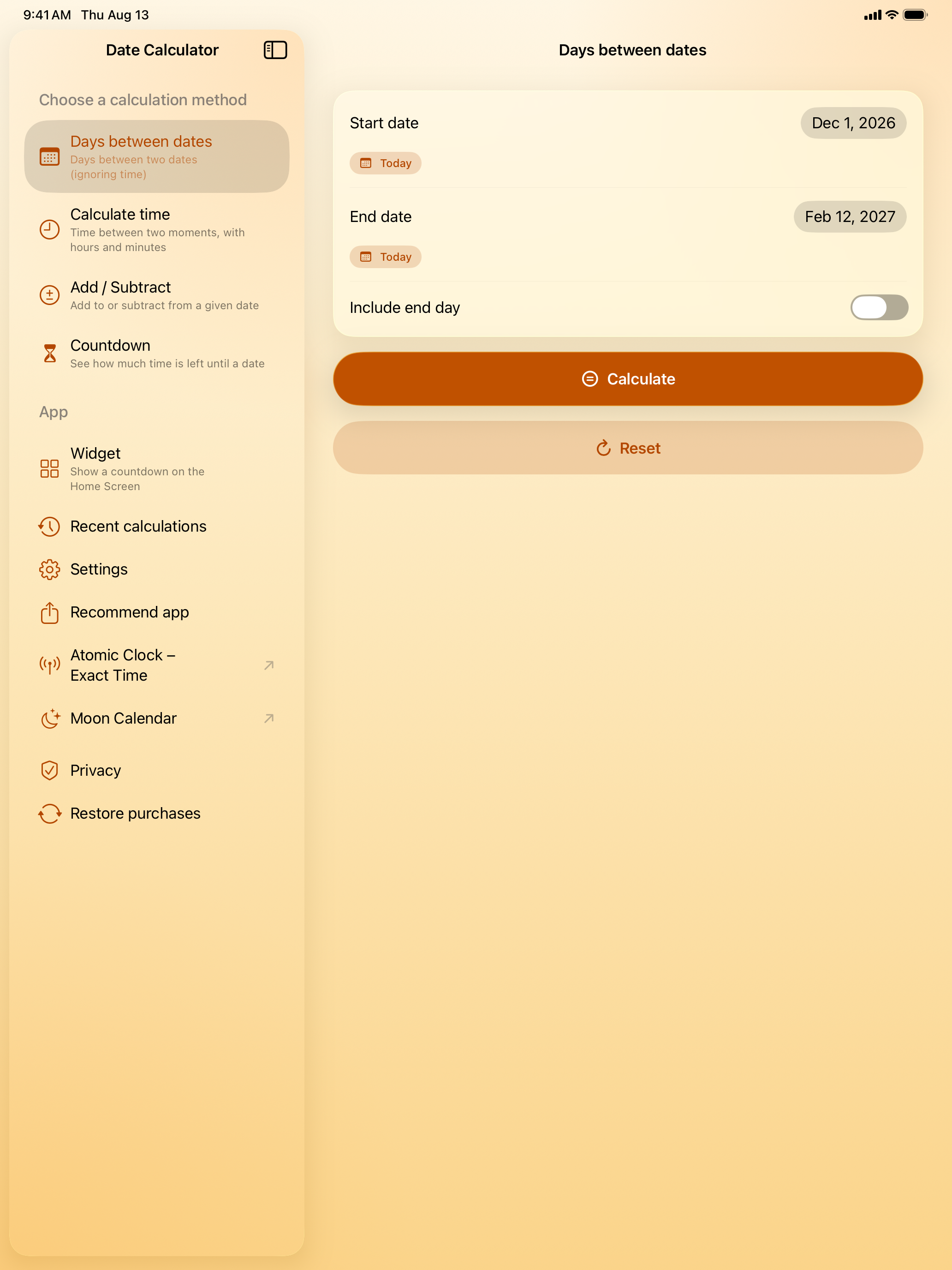 The Date Calculator PRO screenshot 11