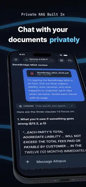 Aitopus: Private AI Assistant screenshot 3