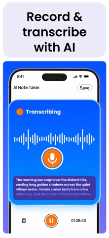 AI Notebook - Note Taker & LM iPhone screenshot