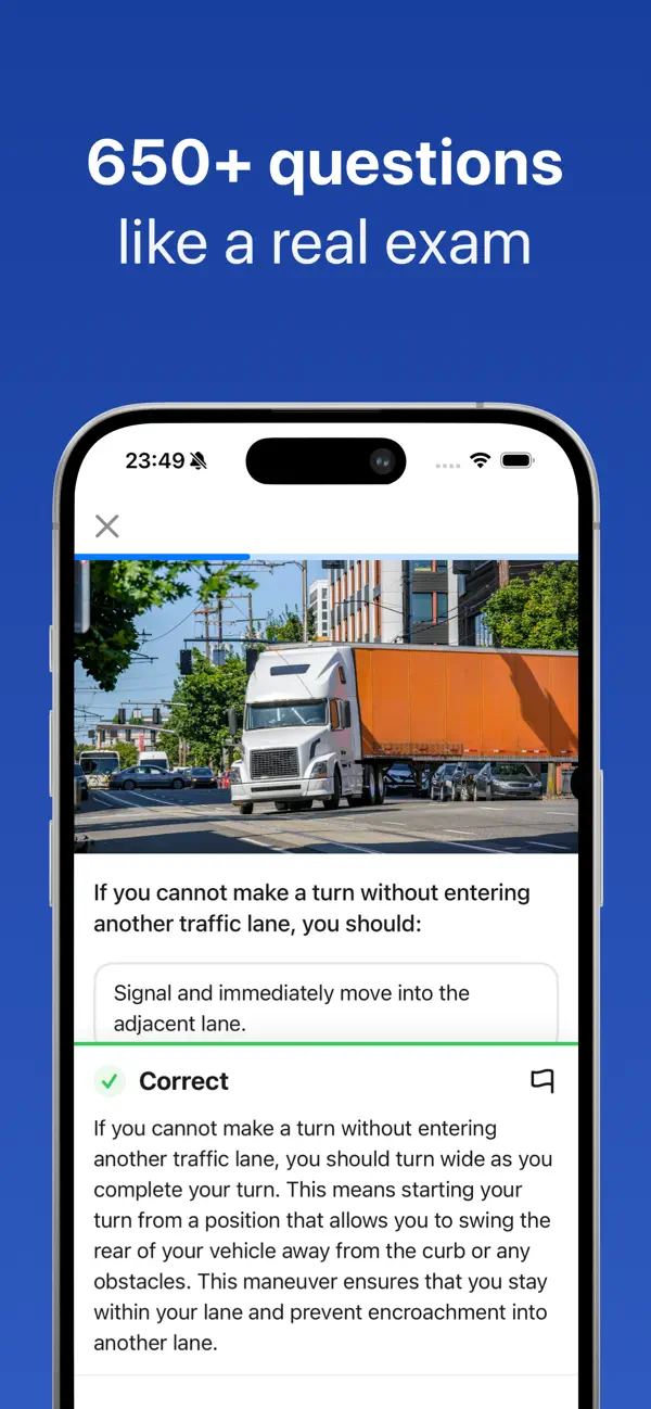Screenshot #2 pour Virginia CDL Written Test Prep