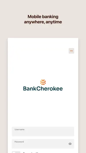 BankCherokee Mobile screenshot 1