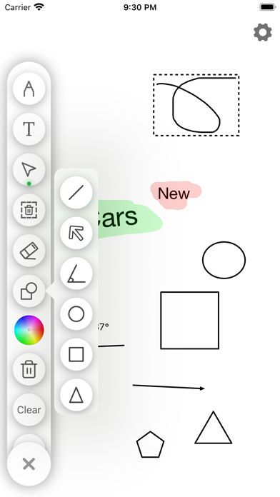Virtual Whiteboard Screenshot