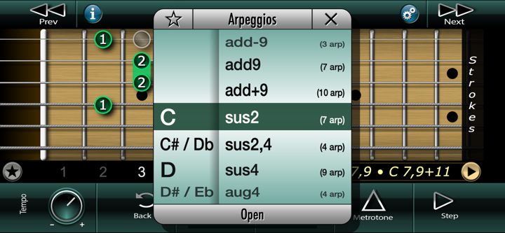 Sweep Picking Guitar Arpeggios screenshot 2