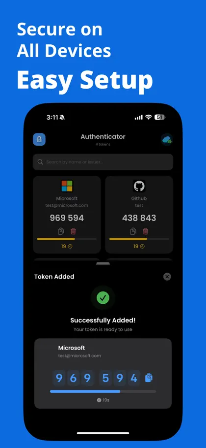 Screenshot 4 von 6 zu Authenticator App†