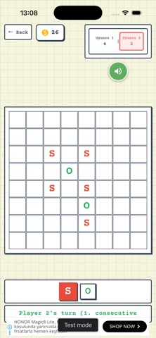 sos game iPhone screenshot