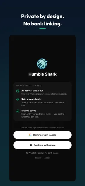 Humble Shark: Asset Tracker screenshot 1