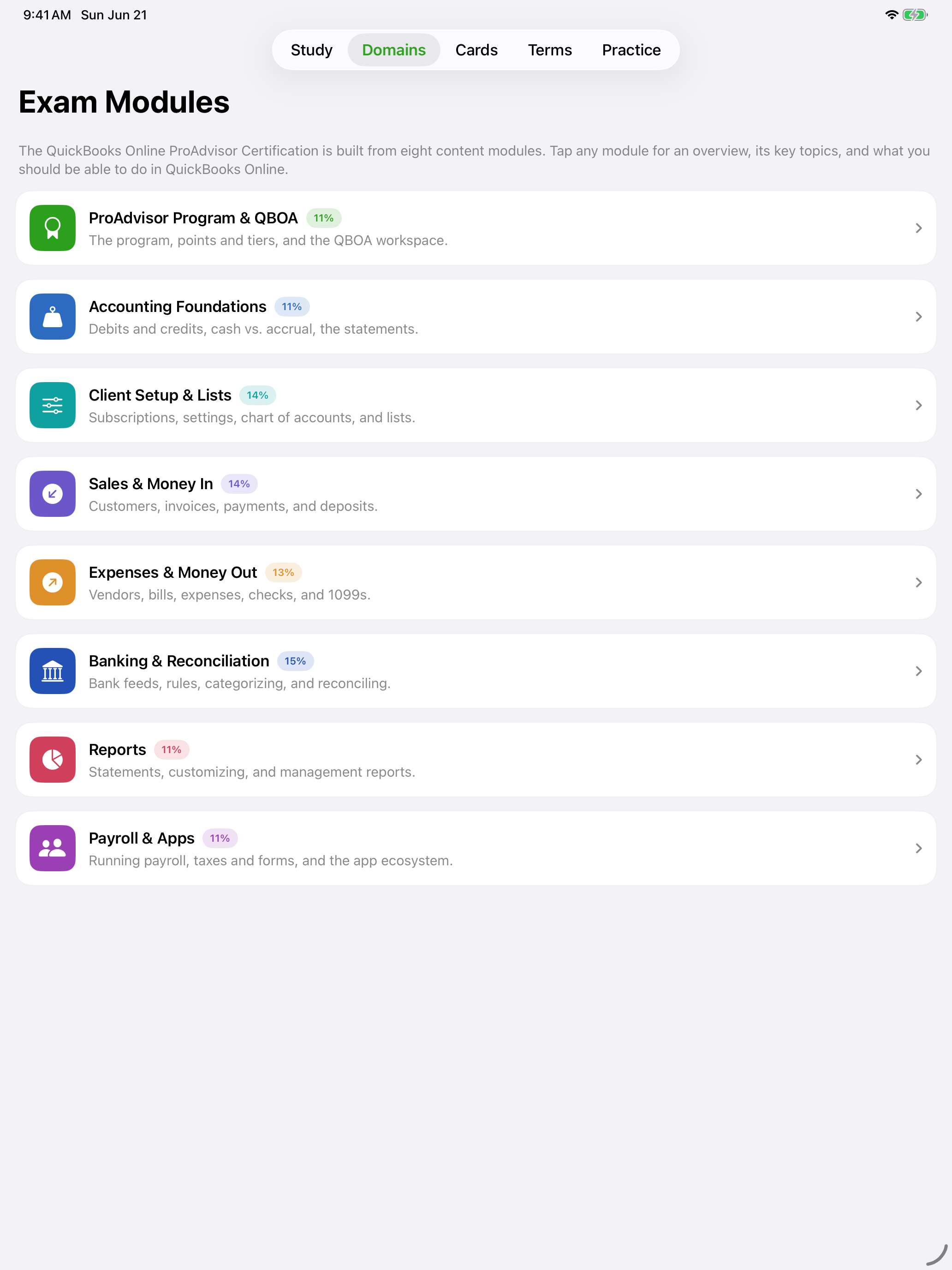 ProAdvisor Prep: Exam Coach screenshot 8