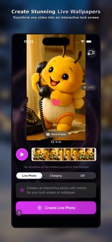 Live Photo Creator - Wallpaper iPhone screenshot