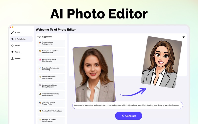 AI Image Generator & AI Video iPhone screenshot