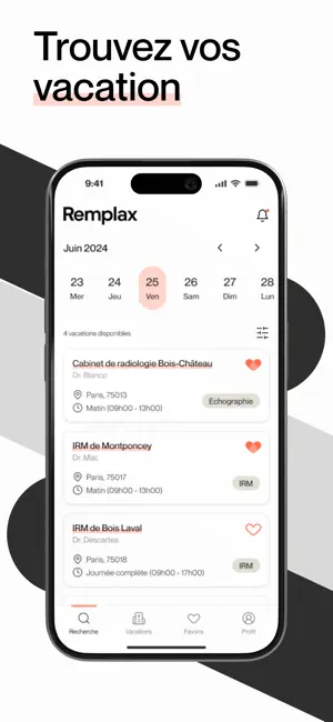 Remplax : Remplacement médical screenshot 1