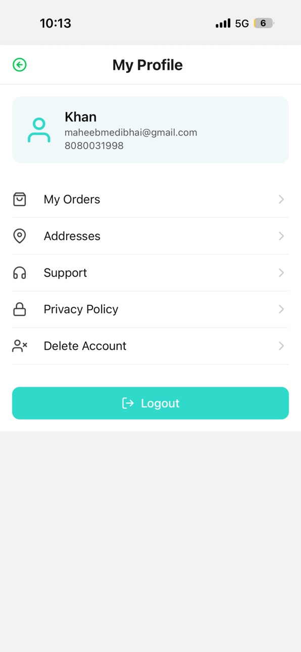 iPhone screenshot