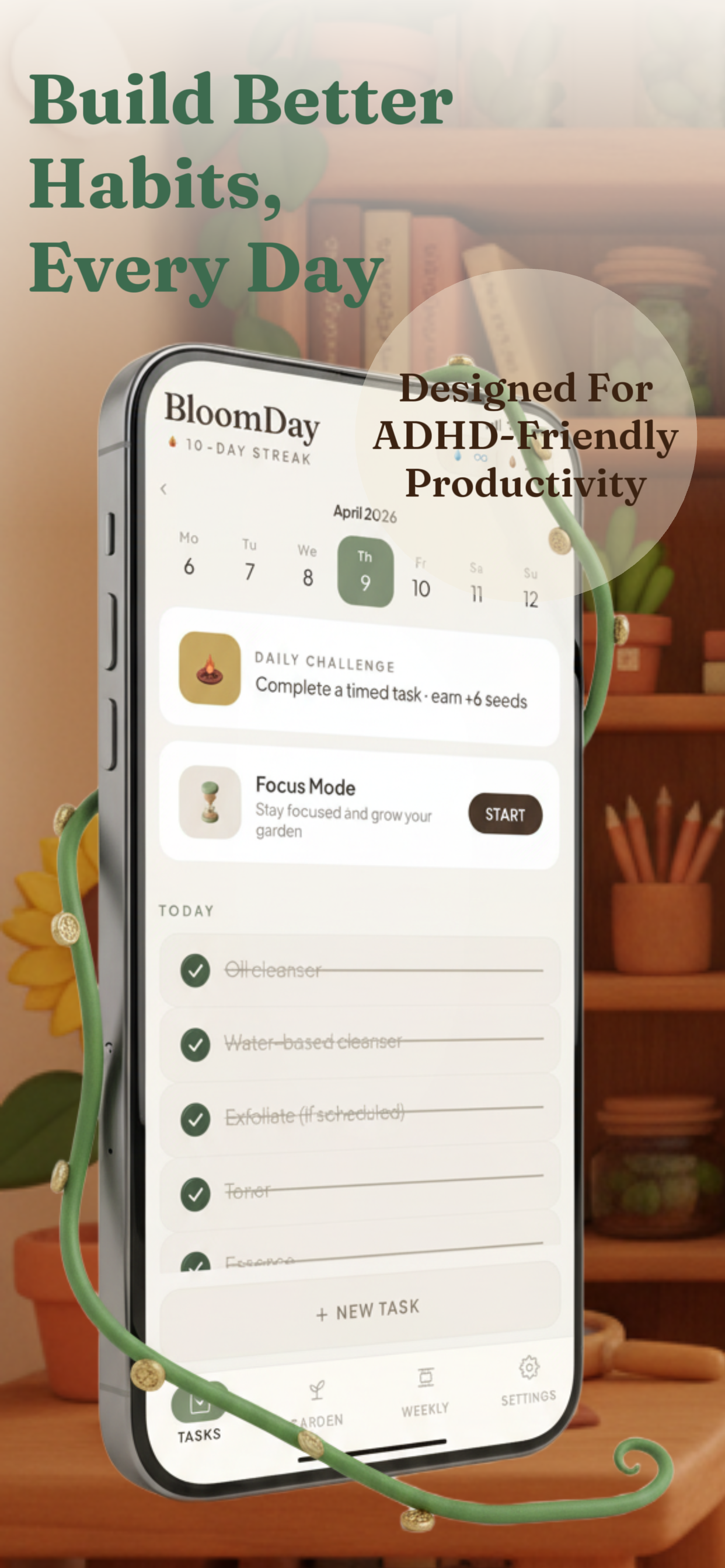 BloomDay: ADHD Planner