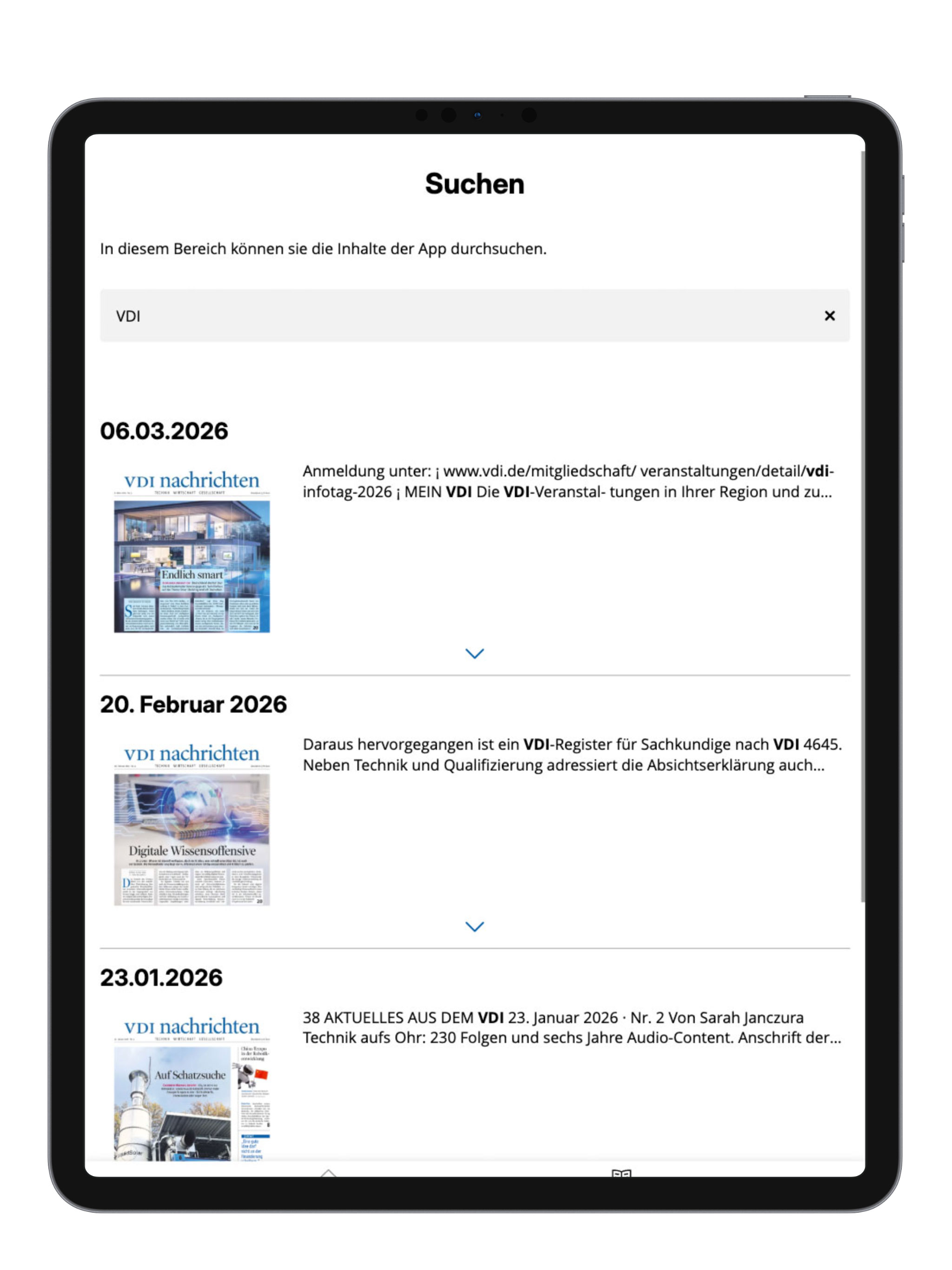 VDI nachrichten E-Paper screenshot 5