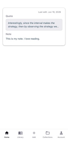 Readminded screenshot