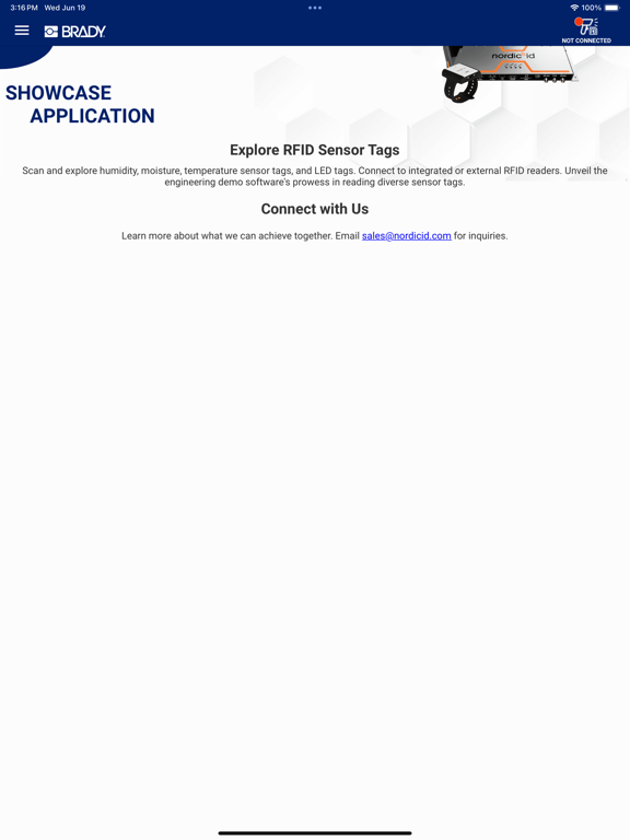 Brady Sensor Tag Reader