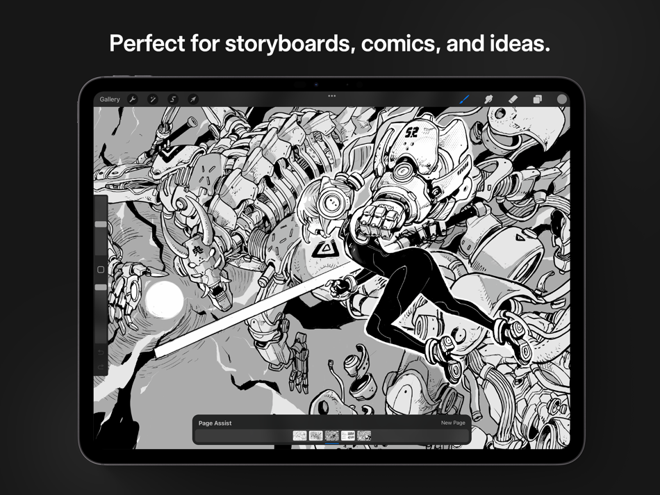 #5. Procreate (iOS) Podle: Savage Interactive Pty Ltd