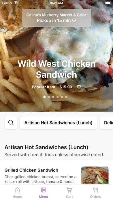 Screenshot 2 of Celina's Mulberry Market App