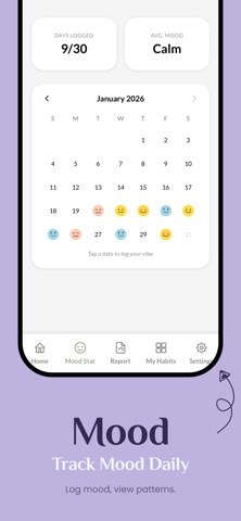 AI Habit Tracker - HabitTrack iPhone screenshot