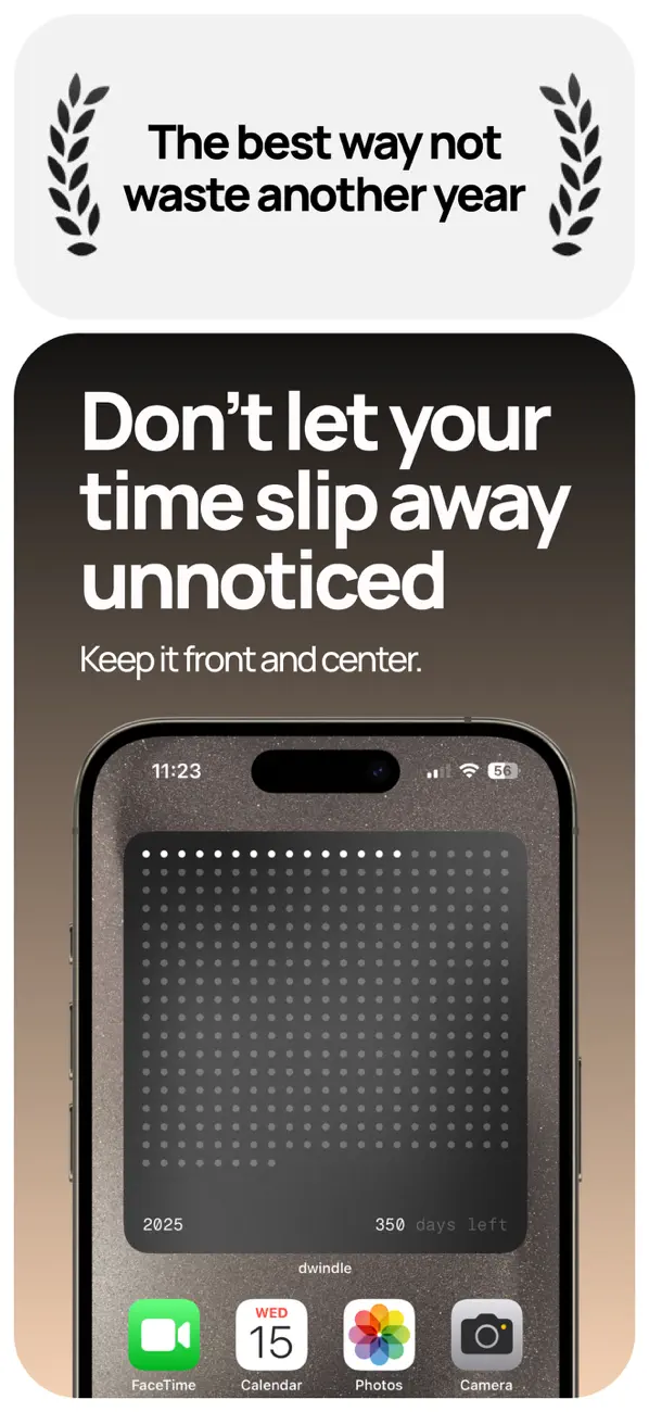 Screenshot #1 pour dwindle - visual time tracker