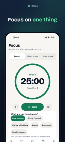 Bloqo: Wake Up Alarm & Planner screenshot 5