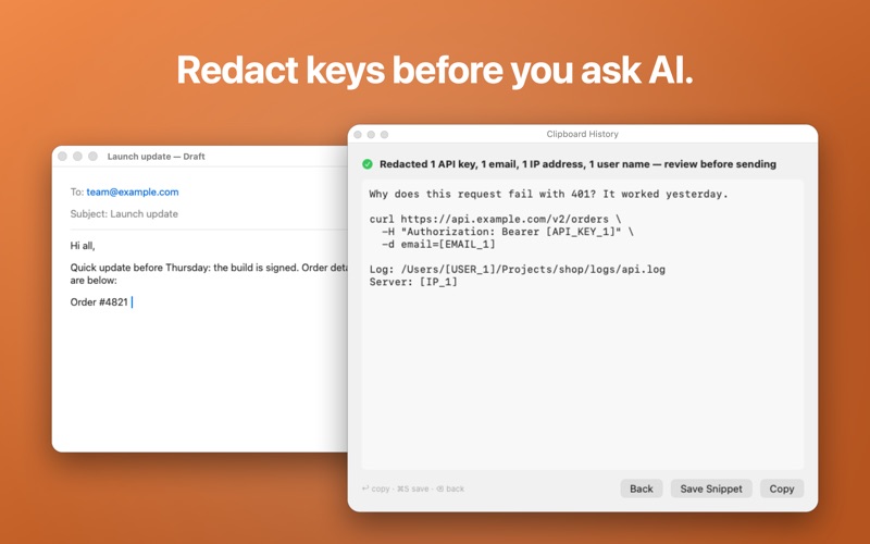 Clipkin: Clipboard & Snippets screenshot 3