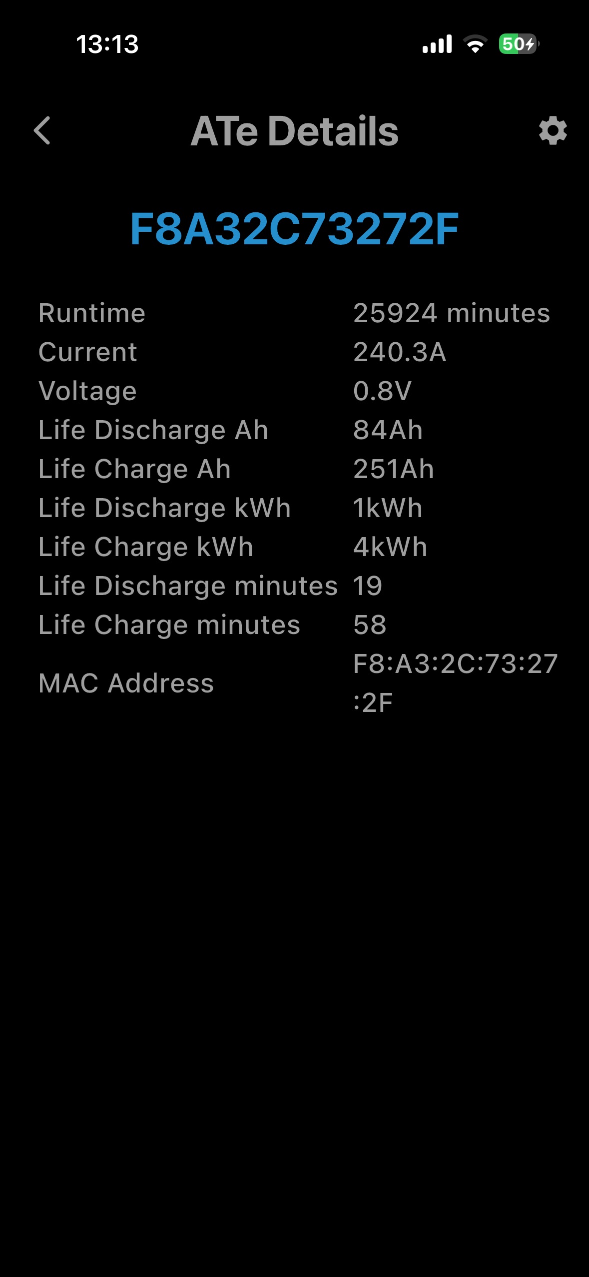 Screenshot 4 of Atom Battery Monitoring