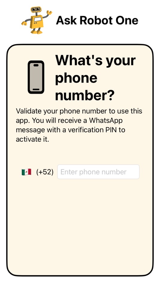 #4. Ask Robot One (iOS) Podle: Guillermo Campos