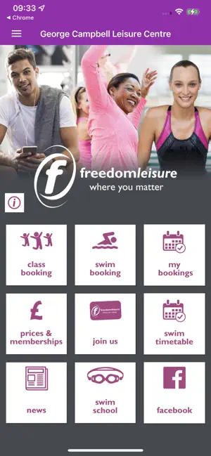 Freedom Leisure iPhone screenshot 1