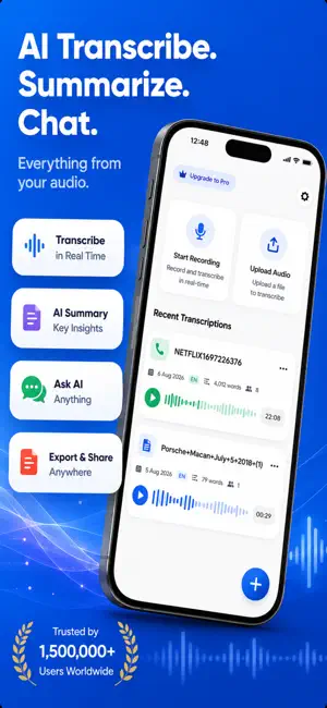 Whisper AI Transcription screenshot 1